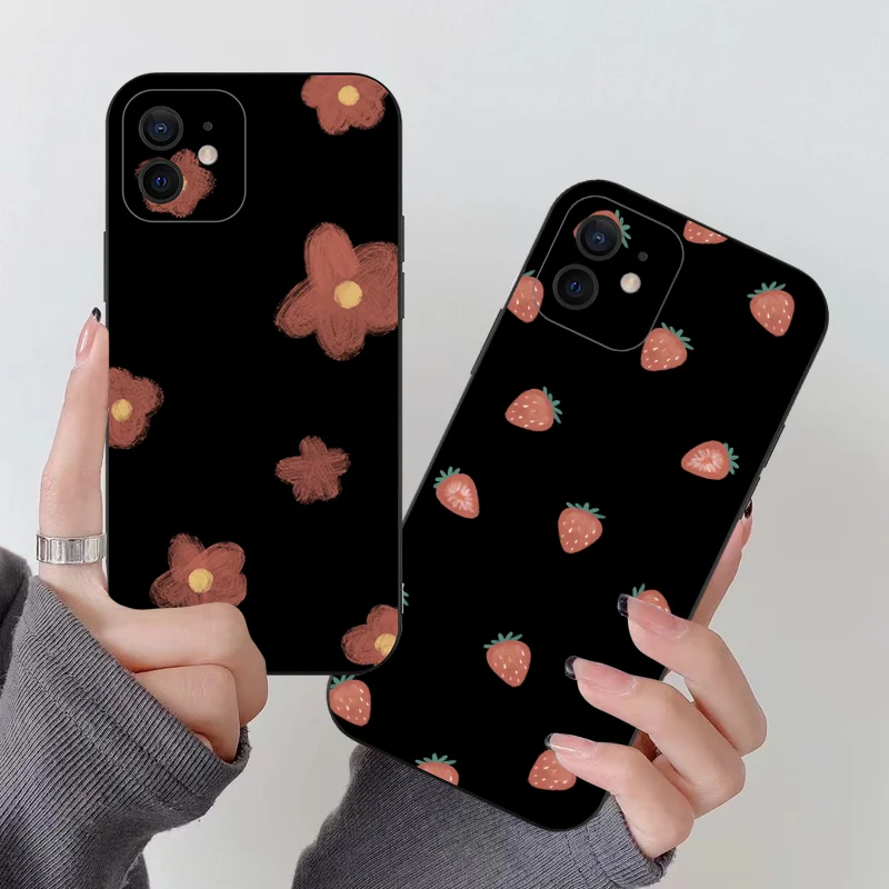 Pink Flower Fruit Strawberry Phone Case For iPhone 16 15 11 12 14 13 Pro Max Mini X XSMax XR 7 8 Plus SE4 16e Cute Silica Covers
Pink Flower Fruit Strawberry Phone Case For iPhone 16 15 11 12 14 13 Pro Max Mini X XSMax XR 7 8 Plus SE4 16e Cute Silica Covers