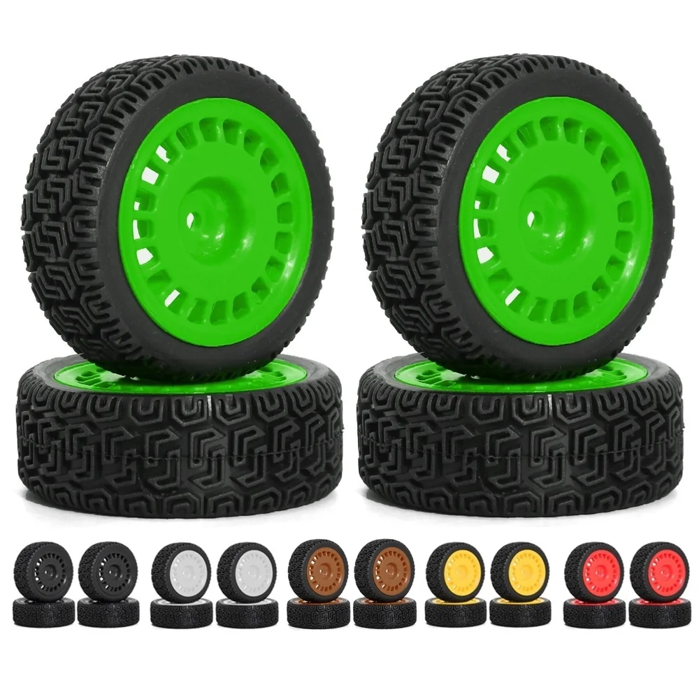 4PCS 68mm Rally Tires for Tamiya XV01 XV02 TT01 TT02 PTG-2 - 1/10 RC Racing Car Rubber Wheel Tyre Upgrade Set
4PCS 68mm Rally Tires for Tamiya XV01 XV02 TT01 TT02 PTG-2 - 1/10 RC Racing Car Rubber Wheel Tyre Upgrade Set