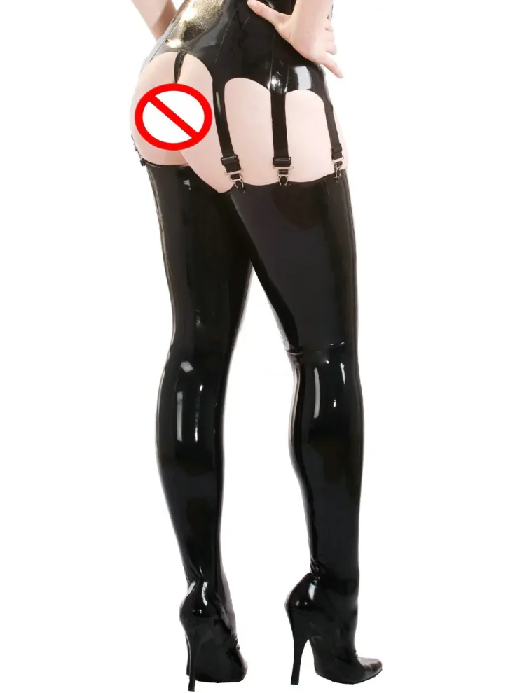 Sexy Handmade Solid Black Latex Rubber Stockings Fashion Bandage Fetish Club Leg Wear Cosplay
Sexy Handmade Solid Black Latex Rubber Stockings Fashion Bandage Fetish Club Leg Wear Cosplay