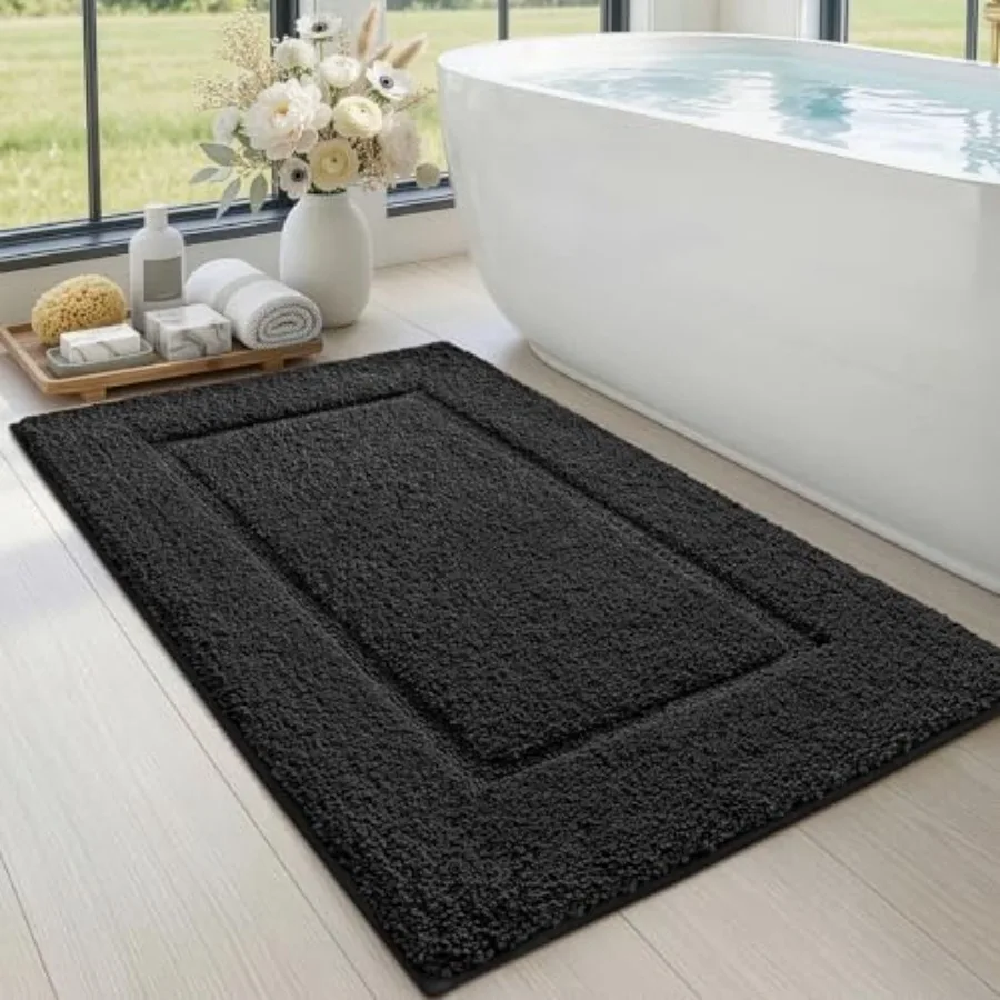 Bathroom Rugs 43x24, Washable Non Slip Bath Mat for Shower Floor, Absorbent Quick Dry Bathmat with Rubber Backing, Ultra Soft P
Bathroom Rugs 43x24, Washable Non Slip Bath Mat for Shower Floor, Absorbent Quick Dry Bathmat with Rubber Backing, Ultra Soft P