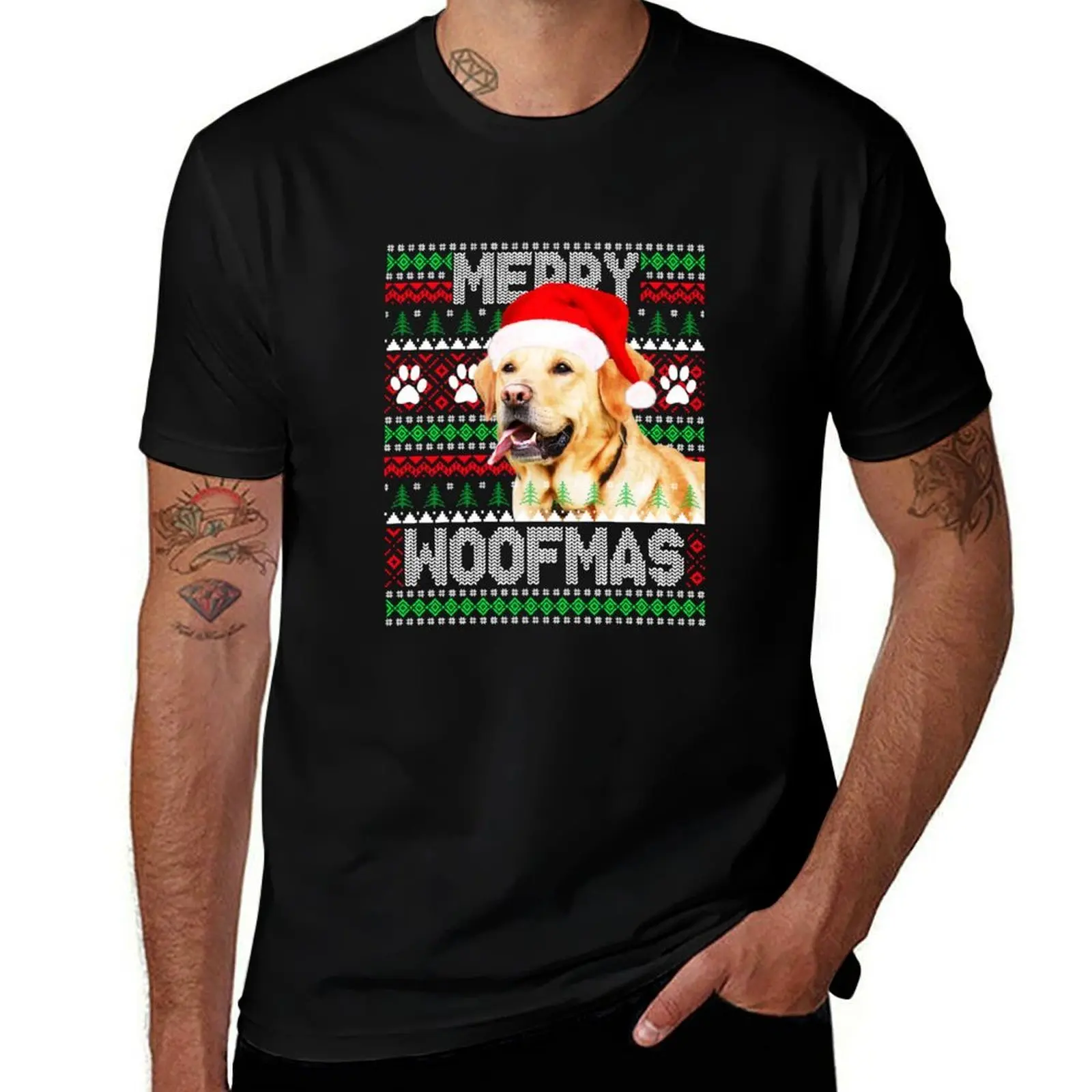 Merry Woofmas Cute Golden Retriever Dog Ugly Sweater T-Shirt Durable Work Wear T-Shirt
Merry Woofmas Cute Golden Retriever Dog Ugly Sweater T-Shirt Durable Work Wear T-Shirt