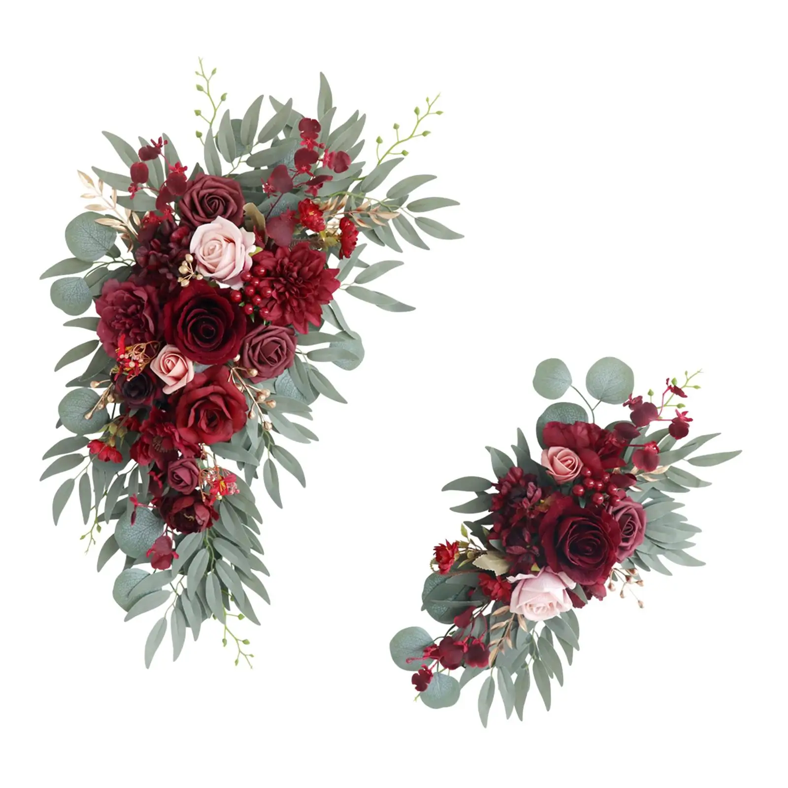 2x Artificial Floral Swag Handmade Wedding Arch Flowers Wedding Flowers Garlands for Party Holiday Wedding Chair Wall Window
2x Artificial Floral Swag Handmade Wedding Arch Flowers Wedding Flowers Garlands for Party Holiday Wedding Chair Wall Window