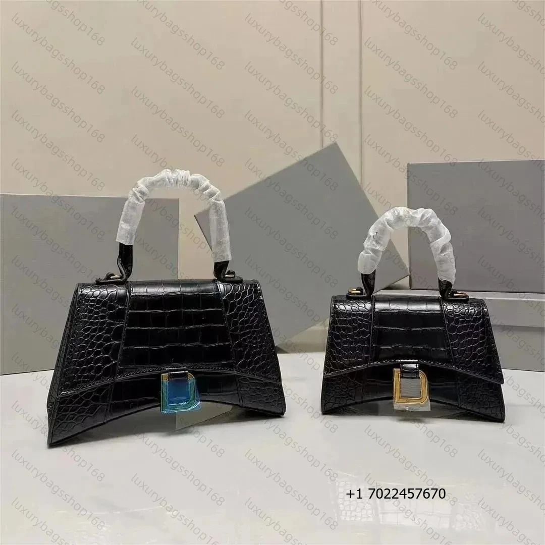 Luxury Designer Hourglass Handbag Women Mini Shoulder Bag Top Quality Crocodile Leather Crossbody Totes Lady Wallet Purse
Luxury Designer Hourglass Handbag Women Mini Shoulder Bag Top Quality Crocodile Leather Crossbody Totes Lady Wallet Purse