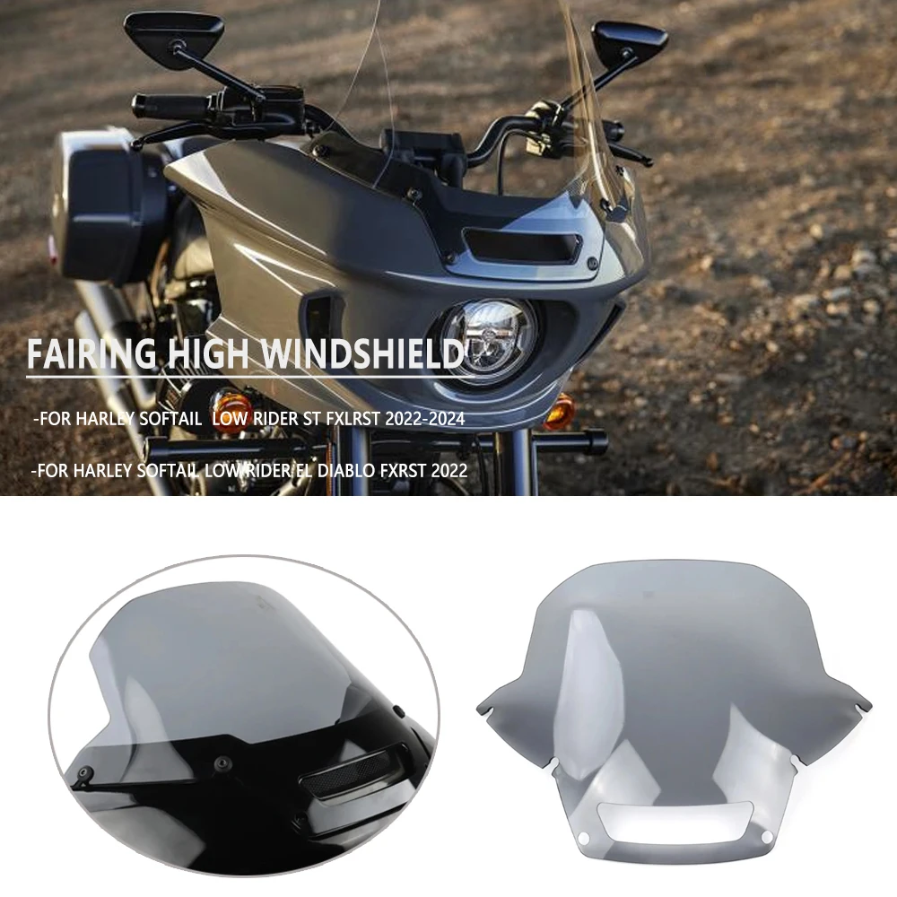 2023 New High Windshield Fairing Cover For Harley Softail Low Rider ST FXLRST 2022-2024 Motorcycle Accessories 
2023 New High Windshield Fairing Cover For Harley Softail Low Rider ST FXLRST 2022-2024 Motorcycle Accessories