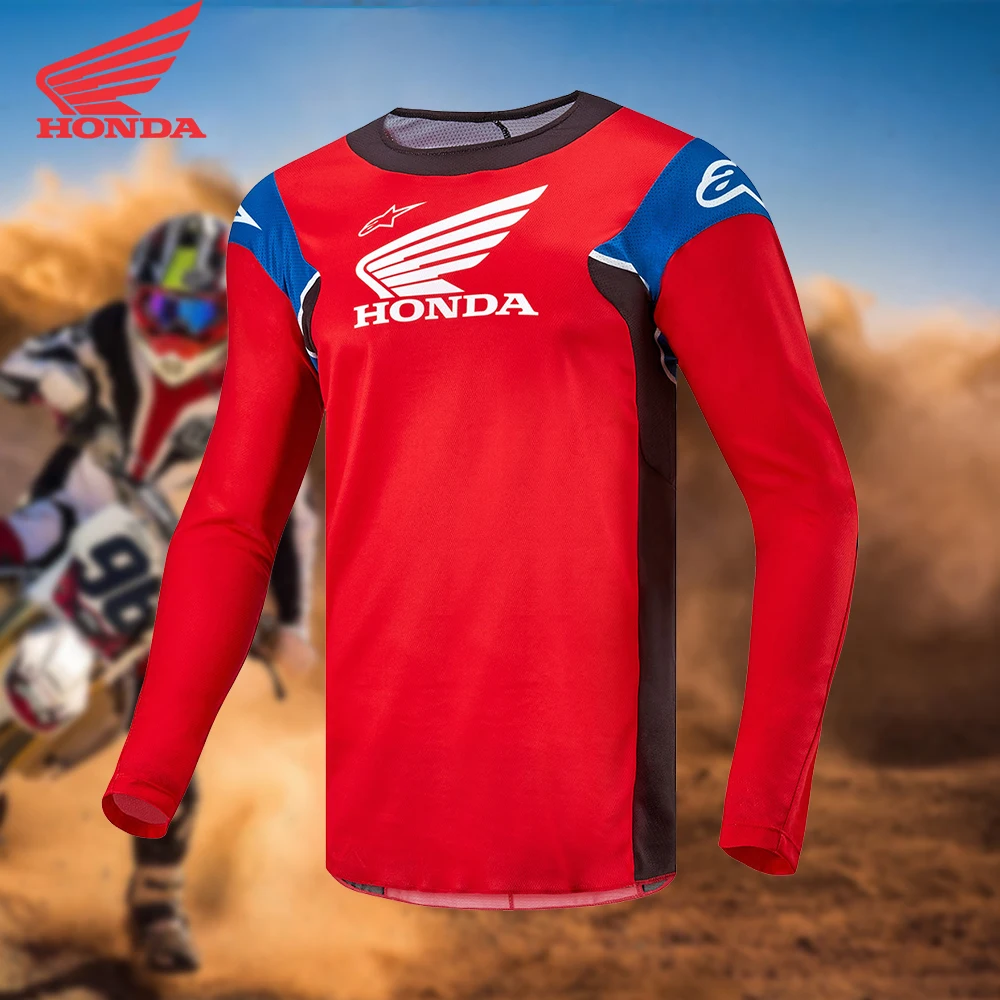 Honda Off-road Motorcycle Jersey Mountain Bike Downhill Sport Long Sleeved T-Shirt Top Daily Quick Drying Breathable Clothing
Honda Off-road Motorcycle Jersey Mountain Bike Downhill Sport Long Sleeved T-Shirt Top Daily Quick Drying Breathable Clothing