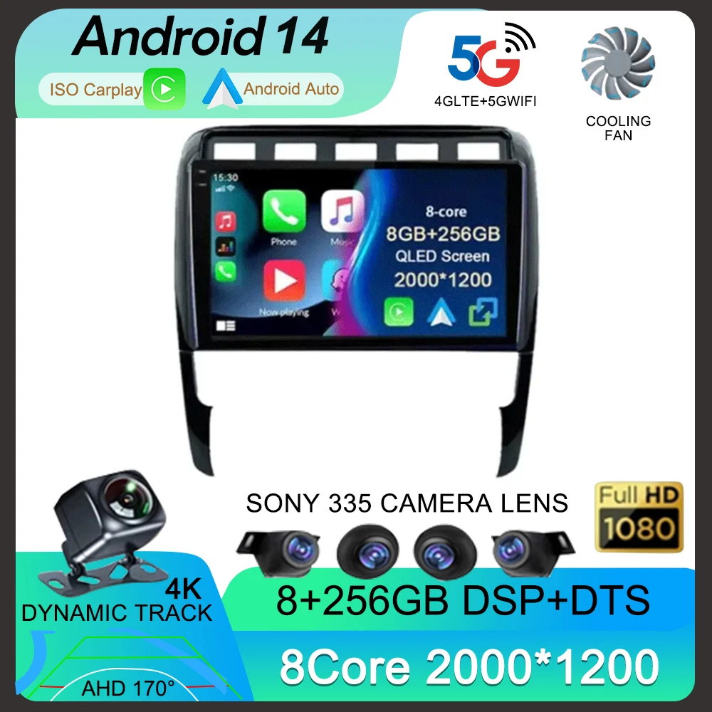 Android14 Car Radio For Porsche Cayenne 1 2002 2003 2004 2005 - 2010 Multimedia Video Player 4G Navigation Carplay Head Unit DSP
Android14 Car Radio For Porsche Cayenne 1 2002 2003 2004 2005 - 2010 Multimedia Video Player 4G Navigation Carplay Head Unit DSP