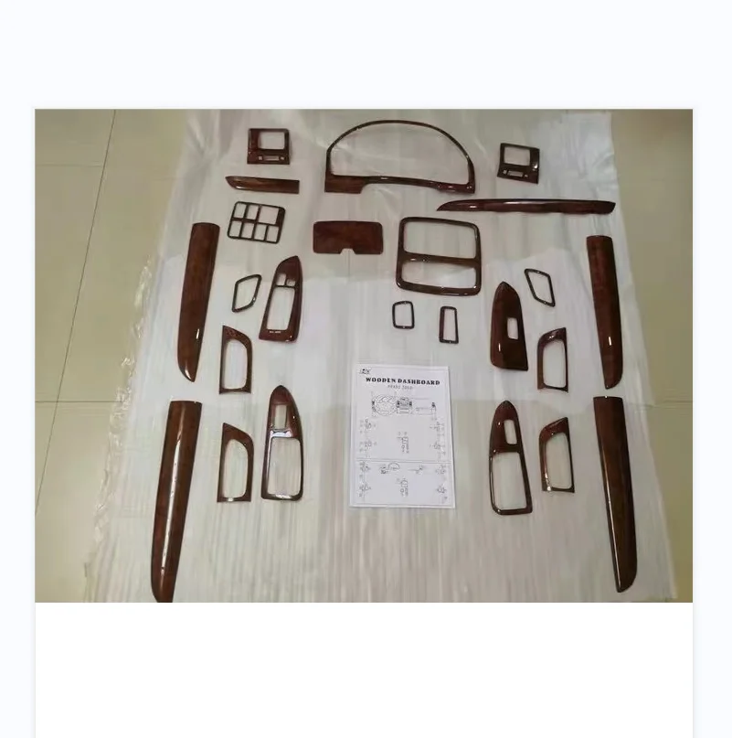 Interior Wooden Color Trim Panel Cover Overlay Car Styling For Toyota Land Cruiser 120 Prado FJ120 2003-2009 Accessories
Interior Wooden Color Trim Panel Cover Overlay Car Styling For Toyota Land Cruiser 120 Prado FJ120 2003-2009 Accessories