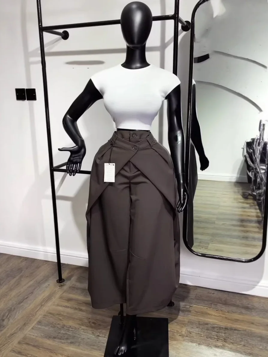 High Waist Wide Leg Casual Pants Women's Design Sensation Drapey Suit Pants Summer New Arrival Polyester Commute Style
High Waist Wide Leg Casual Pants Women's Design Sensation Drapey Suit Pants Summer New Arrival Polyester Commute Style