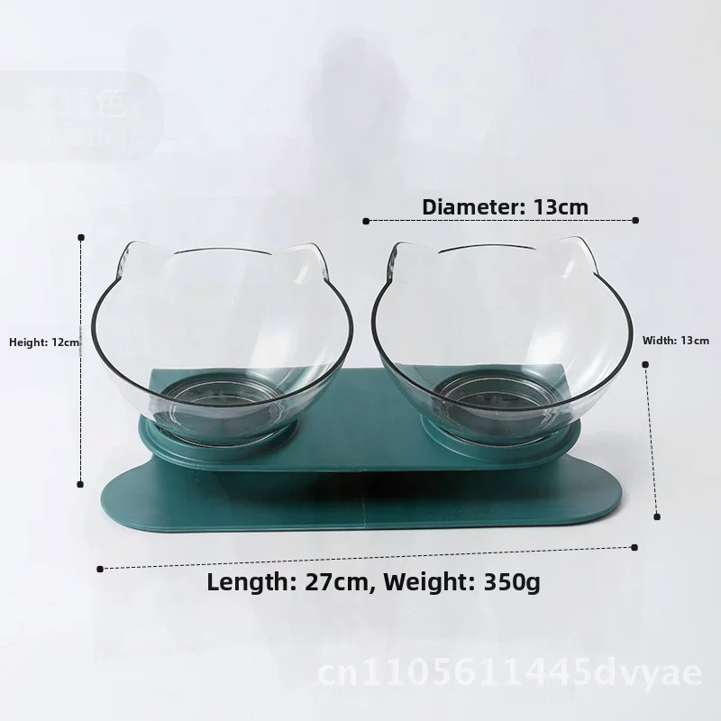 Adjustable Neck Protection Cat Bowl Transparent Double Bowl Tilt Design Pet Feeder with Cat Face Wholesale Net Red
Adjustable Neck Protection Cat Bowl Transparent Double Bowl Tilt Design Pet Feeder with Cat Face Wholesale Net Red