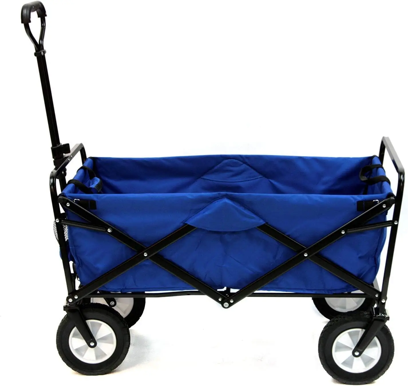 Heavy Duty Steel Frame Collapsible Folding 150 Pound Capacity Outdoor Camping Garden Utility Wagon Yard Cart, Blue
Heavy Duty Steel Frame Collapsible Folding 150 Pound Capacity Outdoor Camping Garden Utility Wagon Yard Cart, Blue