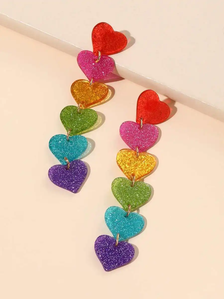 Glitter Heart Drop Earrings for Valentine’s Day Mom Gift Perfect for Mother’s Day
Glitter Heart Drop Earrings for Valentine’s Day Mom Gift Perfect for Mother’s Day