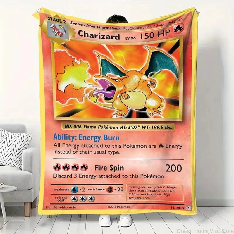 Creativity Cute Pikachus Series Blanket Kawaii Cartoon Character HD Printing Soft Throw Blanket for Bed Sofa Household Goods
Creativity Cute Pikachus Series Blanket Kawaii Cartoon Character HD Printing Soft Throw Blanket for Bed Sofa Household Goods