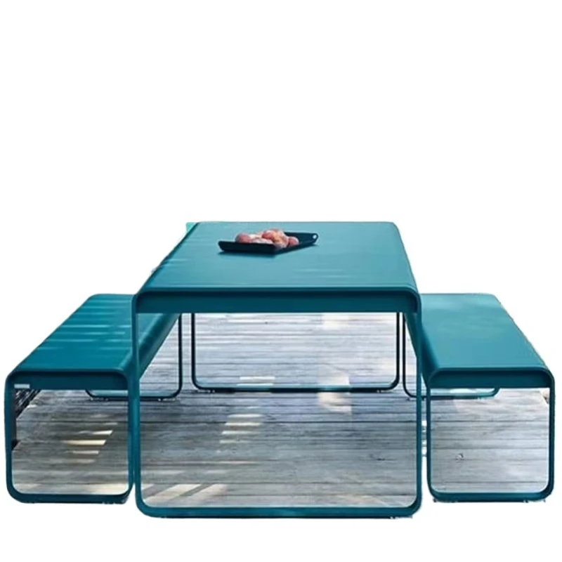 Dopamine color garden balcony macaron aluminum bench back chair three-piece set
Dopamine color garden balcony macaron aluminum bench back chair three-piece set