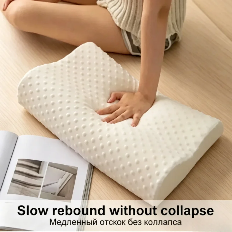Slow Rebound Memory Foam Neck Pillow Orthopedic Cervical Pillow Relieve Neck Shoulder Pain
Slow Rebound Memory Foam Neck Pillow Orthopedic Cervical Pillow Relieve Neck Shoulder Pain