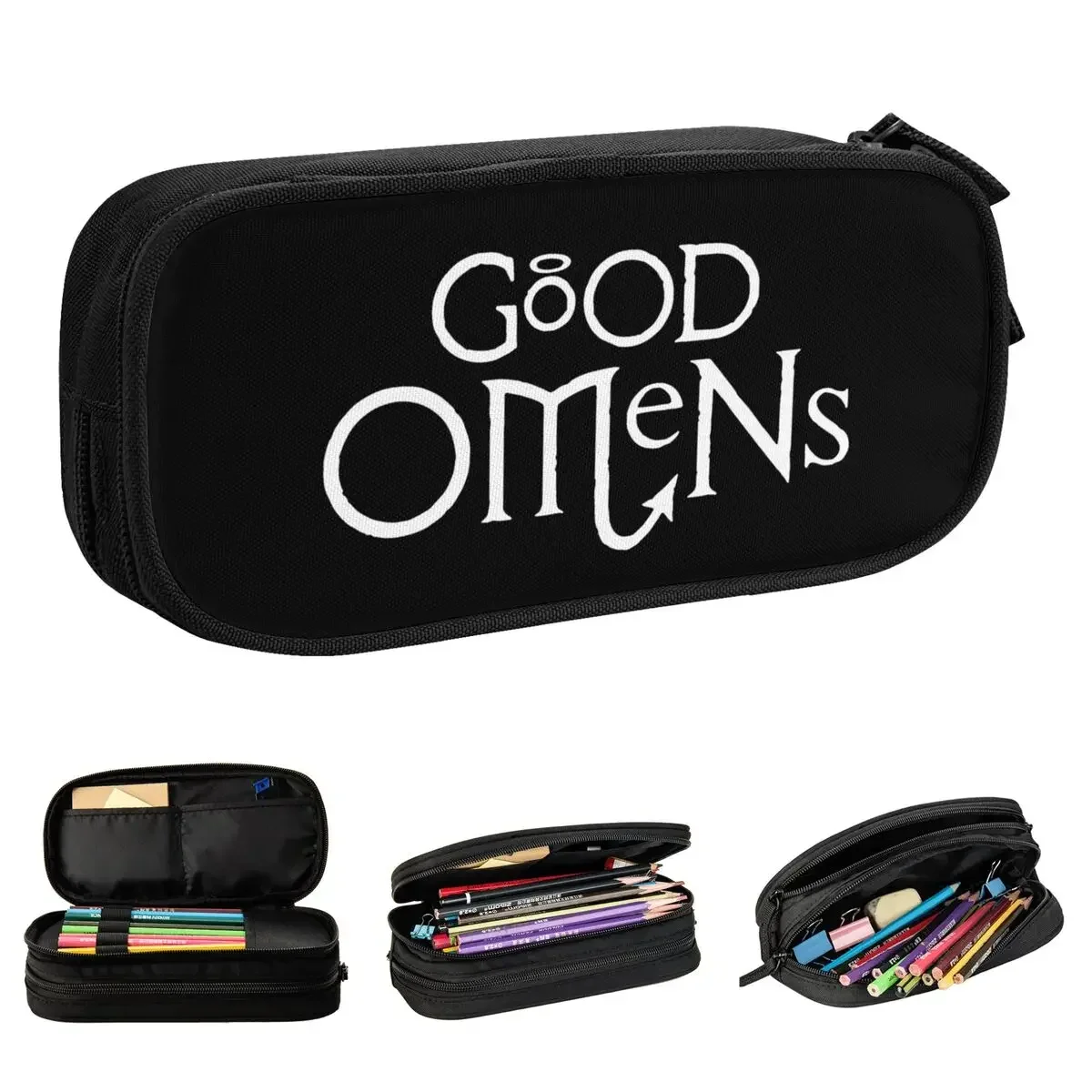 Good Omens Pencil Cases Fashion Pen Holder Bag Girls Boys Large Storage School Supplies Gifts Pencilcases
Good Omens Pencil Cases Fashion Pen Holder Bag Girls Boys Large Storage School Supplies Gifts Pencilcases