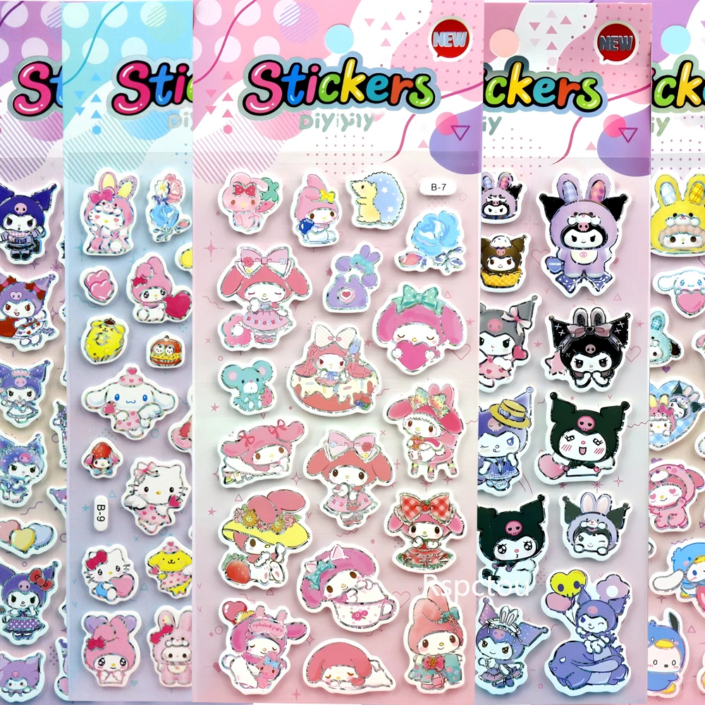 4pcs Kuromi My Melody Cinnamoroll Three-Dimensional Relief Stickers Cute Sanrio Handmade DIY Phone Waterproof Decoration Sticker
4pcs Kuromi My Melody Cinnamoroll Three-Dimensional Relief Stickers Cute Sanrio Handmade DIY Phone Waterproof Decoration Sticker