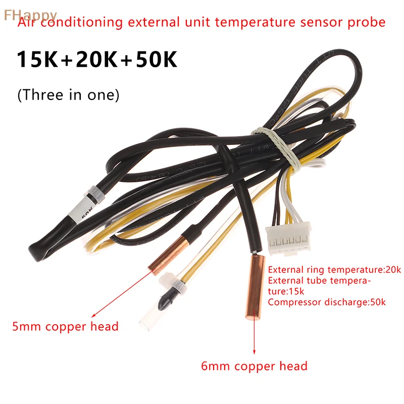 Variable Frequency Air Conditioning External Unit Sensor 15K 20K 50K For Air Conditioning Maintenance Spare Parts
Variable Frequency Air Conditioning External Unit Sensor 15K 20K 50K For Air Conditioning Maintenance Spare Parts