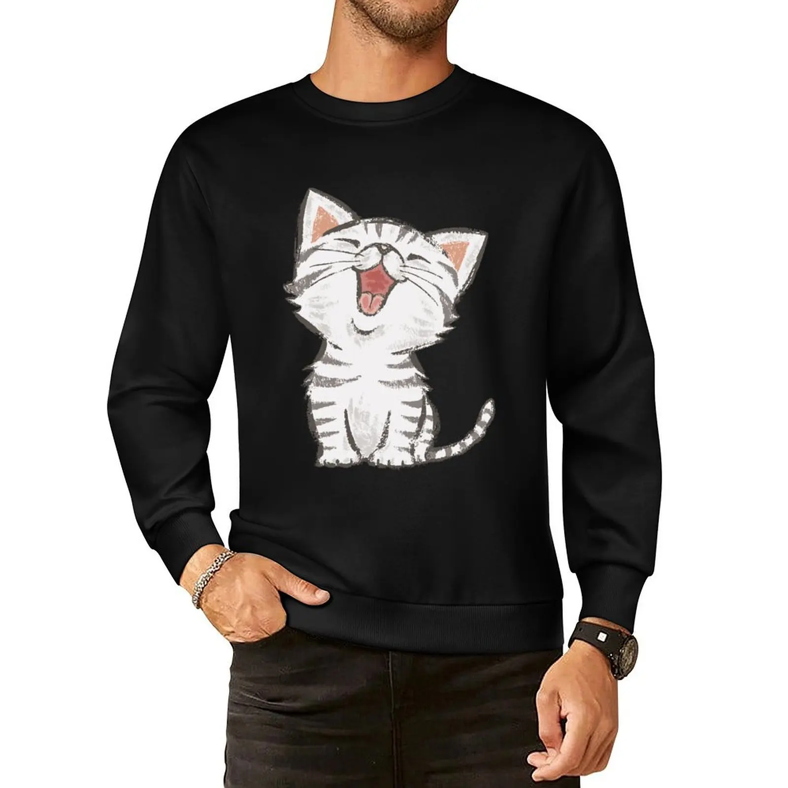American Shorthair happy Pullover Hoodie korean style clothes mens designer clothes men's coat oversize sweatshirt
American Shorthair happy Pullover Hoodie korean style clothes mens designer clothes men's coat oversize sweatshirt