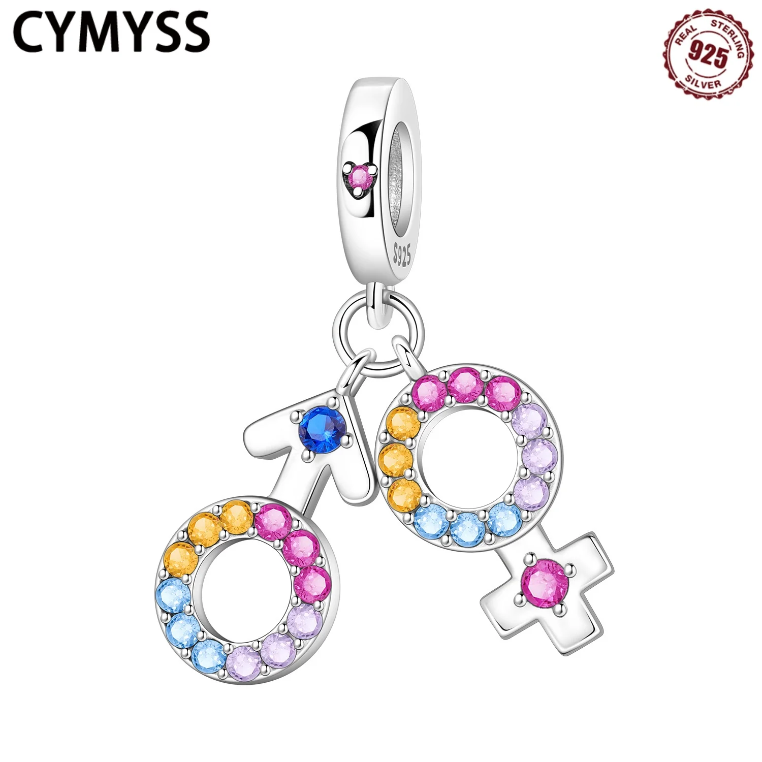 CYMYSS 2025 New S925 Sterling Silver Zircon Boys Girls Symbol Pendant Fine Jewellery Birthday Gifts Women's DIY Charms
CYMYSS 2025 New S925 Sterling Silver Zircon Boys Girls Symbol Pendant Fine Jewellery Birthday Gifts Women's DIY Charms
