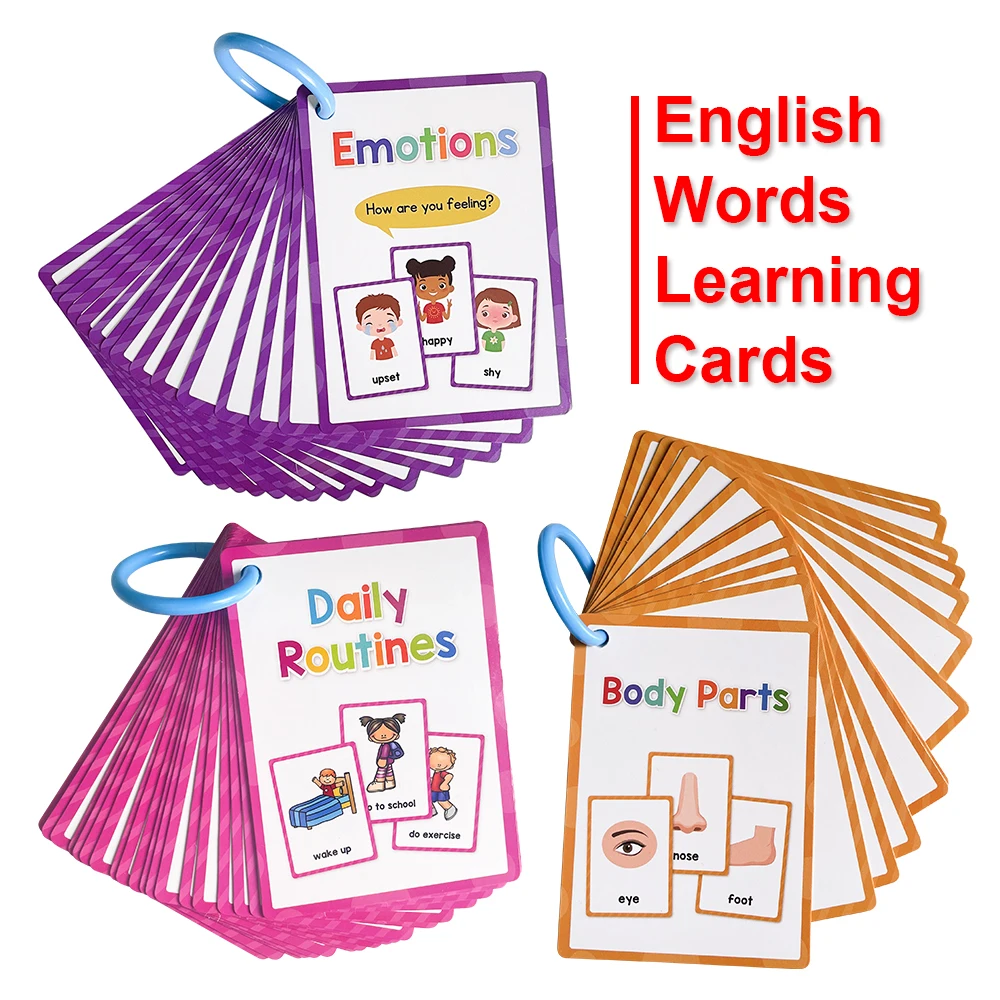 Kids Montessori English Words Learning Card Pocket Flashcards Early Educational Toys Classroom Supplies Teaching Aids
Kids Montessori English Words Learning Card Pocket Flashcards Early Educational Toys Classroom Supplies Teaching Aids