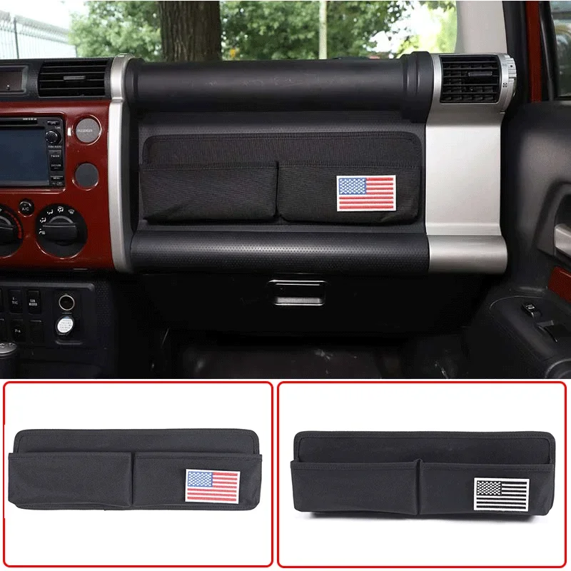 Для Toyota FJ Cruiser 2007-2021 ткань Оксфорд, черный автомобильный Стайлинг, сумка для хранения второго пилота, сумка для отделки, аксессуары для салона автомобиля
Для Toyota FJ Cruiser 2007-2021 ткань Оксфорд, черный автомобильный Стайлинг, сумка для хранения второго пилота, сумка для отделки, аксессуары для салона автомобиля