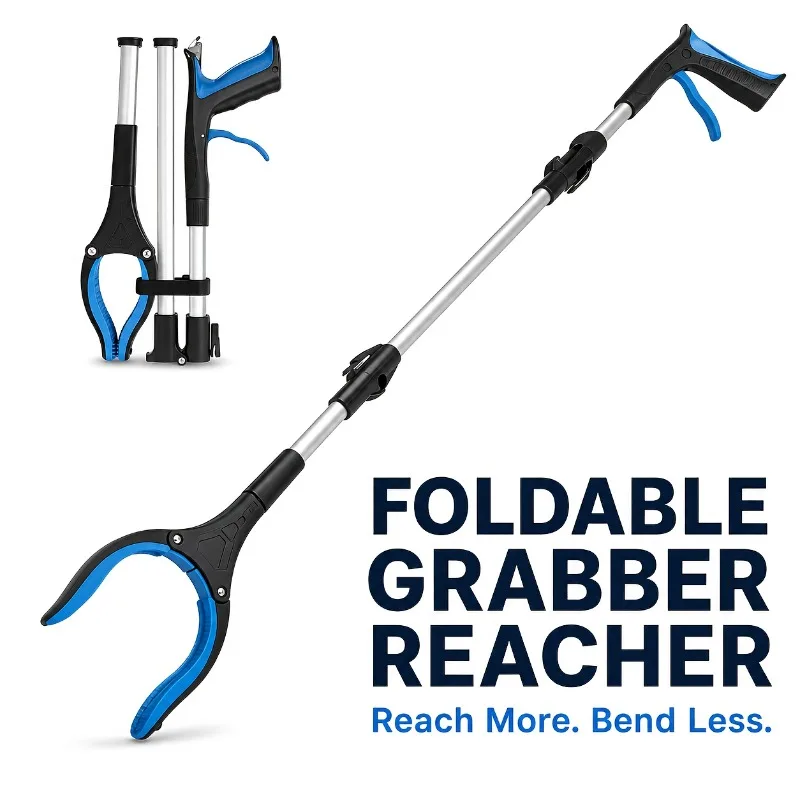 Foldable Grabber and Reach Tool – 36" Extra-Long Portable Trash Claw/Picker – Arm Extension Tool
Foldable Grabber and Reach Tool – 36" Extra-Long Portable Trash Claw/Picker – Arm Extension Tool
