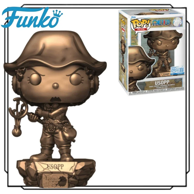 Original Funko Pop Plus One Piece 25th Anniversary Limited Edition Bronze Usopp Statue Figure Collectible Desktop Ornament Gift
Original Funko Pop Plus One Piece 25th Anniversary Limited Edition Bronze Usopp Statue Figure Collectible Desktop Ornament Gift