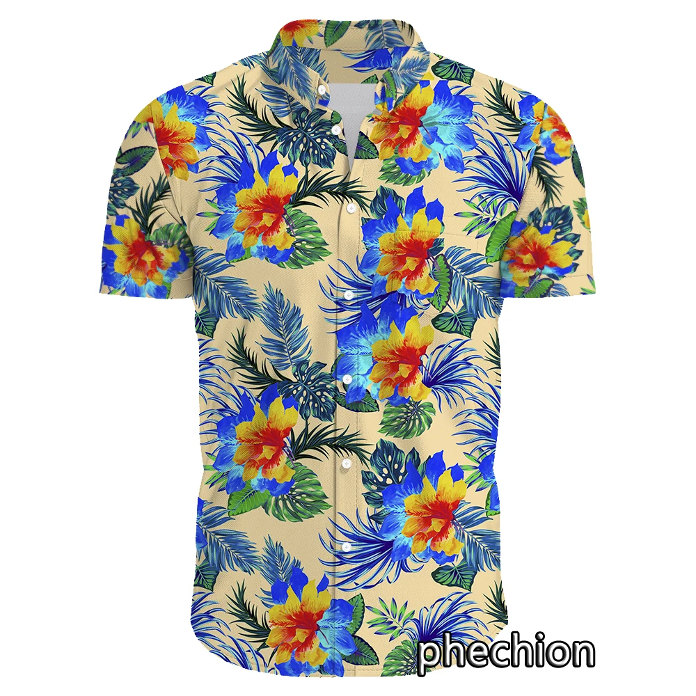 Summer Hawaiian Mens Short Sleeve Beach Shirts Casual Floral 3D Printed Shirts Plus Size S-6XL Fashion Streetwear Men Tops U01
Summer Hawaiian Mens Short Sleeve Beach Shirts Casual Floral 3D Printed Shirts Plus Size S-6XL Fashion Streetwear Men Tops U01