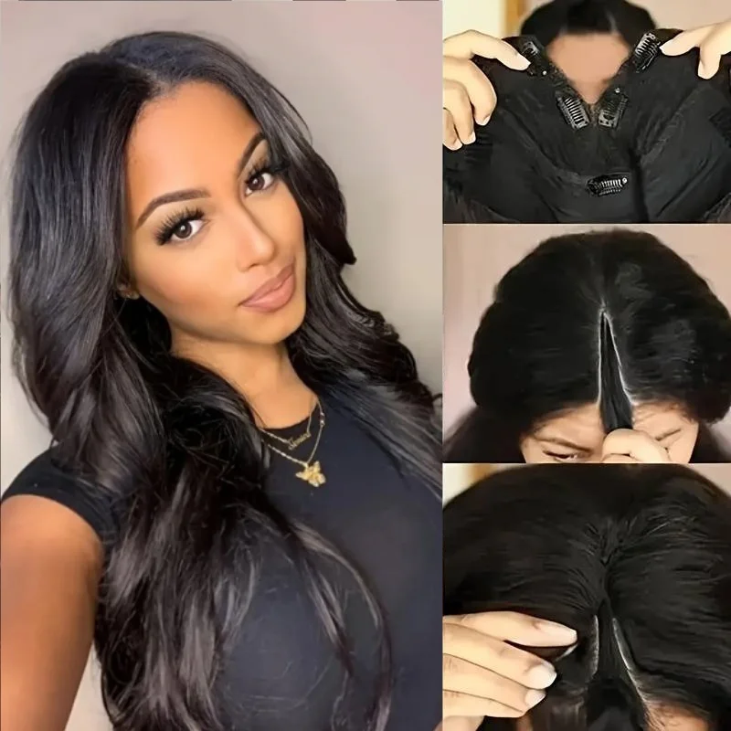 V Part Wigs Body Wave Brazilian Virgin Human Hair Wigs For Women Upgrade 18 inch Brazilian machine wigs human hair
V Part Wigs Body Wave Brazilian Virgin Human Hair Wigs For Women Upgrade 18 inch Brazilian machine wigs human hair