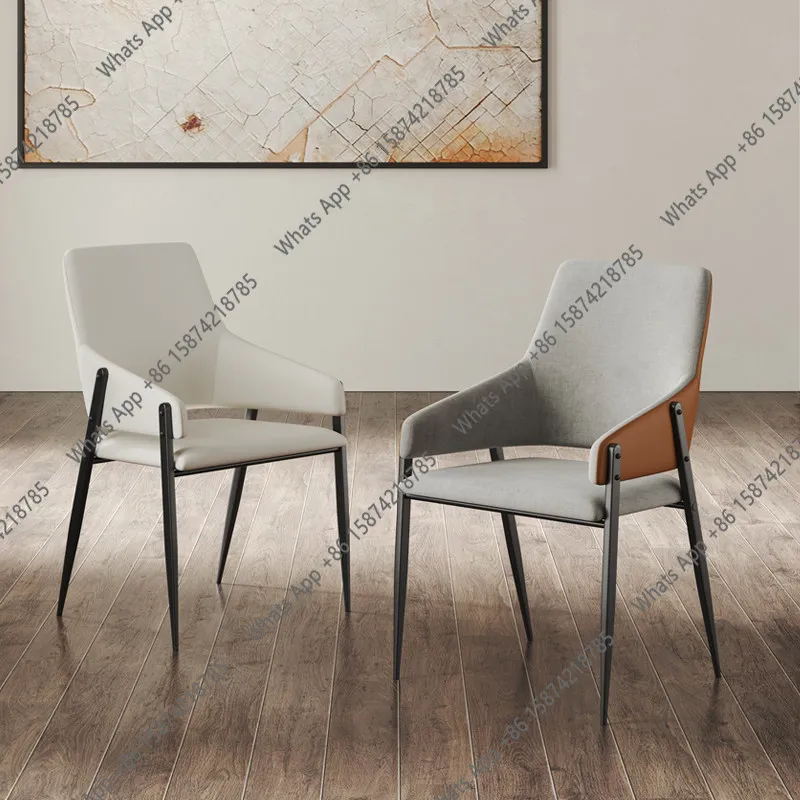 Italian minimalist dining chair simple modern light luxury home leather designer high-end negotiation chair
Italian minimalist dining chair simple modern light luxury home leather designer high-end negotiation chair