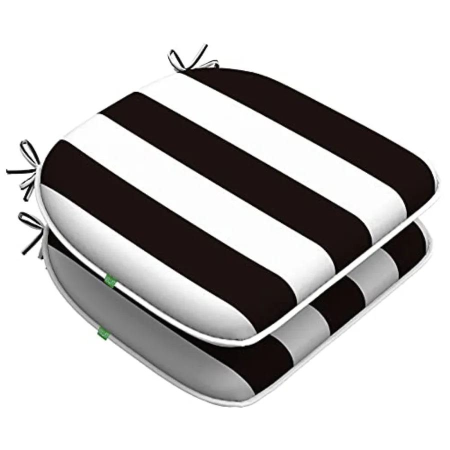 Outdoor Chair Cushions Set of 2, Patio Seat Cushions D16xW17 Inch with Ties for Patio Furniture Chairs Home Garden Use
Outdoor Chair Cushions Set of 2, Patio Seat Cushions D16xW17 Inch with Ties for Patio Furniture Chairs Home Garden Use