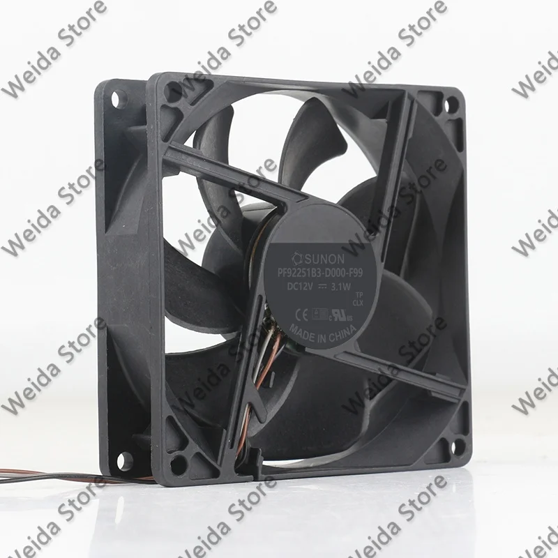 Authentic Jianquan SUNON 5V 24V 48V DC12V 3.1W Silent 9025 90X90X25MM Cooling Fan PF92251B3-D000-F9
Authentic Jianquan SUNON 5V 24V 48V DC12V 3.1W Silent 9025 90X90X25MM Cooling Fan PF92251B3-D000-F9