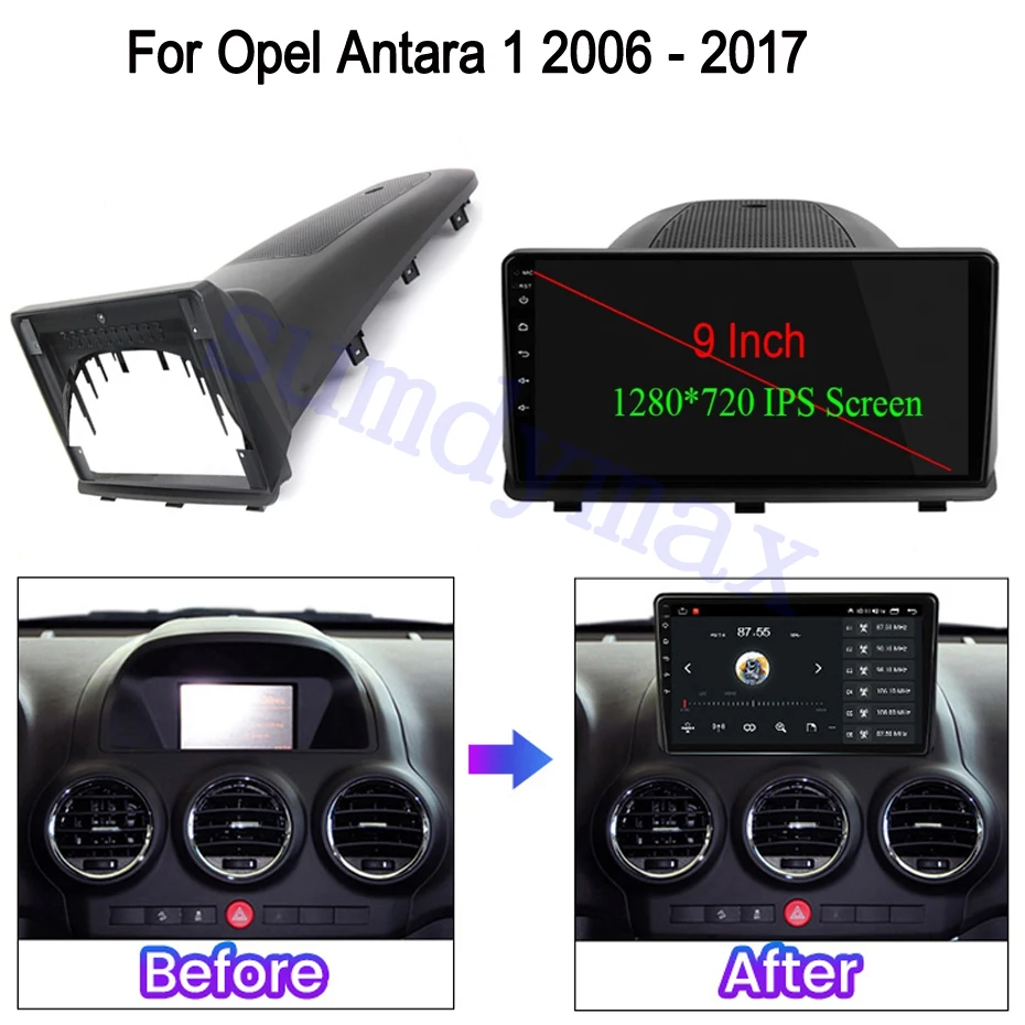 Автомобильный радиоприемник 2 Din 9 дюймов, установка DVD GPS Mp5 ABS PC, пластиковый корпус для Opel Antara 2006-2017, комплект для приборной панели 
Автомобильный радиоприемник 2 Din 9 дюймов, установка DVD GPS Mp5 ABS PC, пластиковый корпус для Opel Antara 2006-2017, комплект для приборной панели