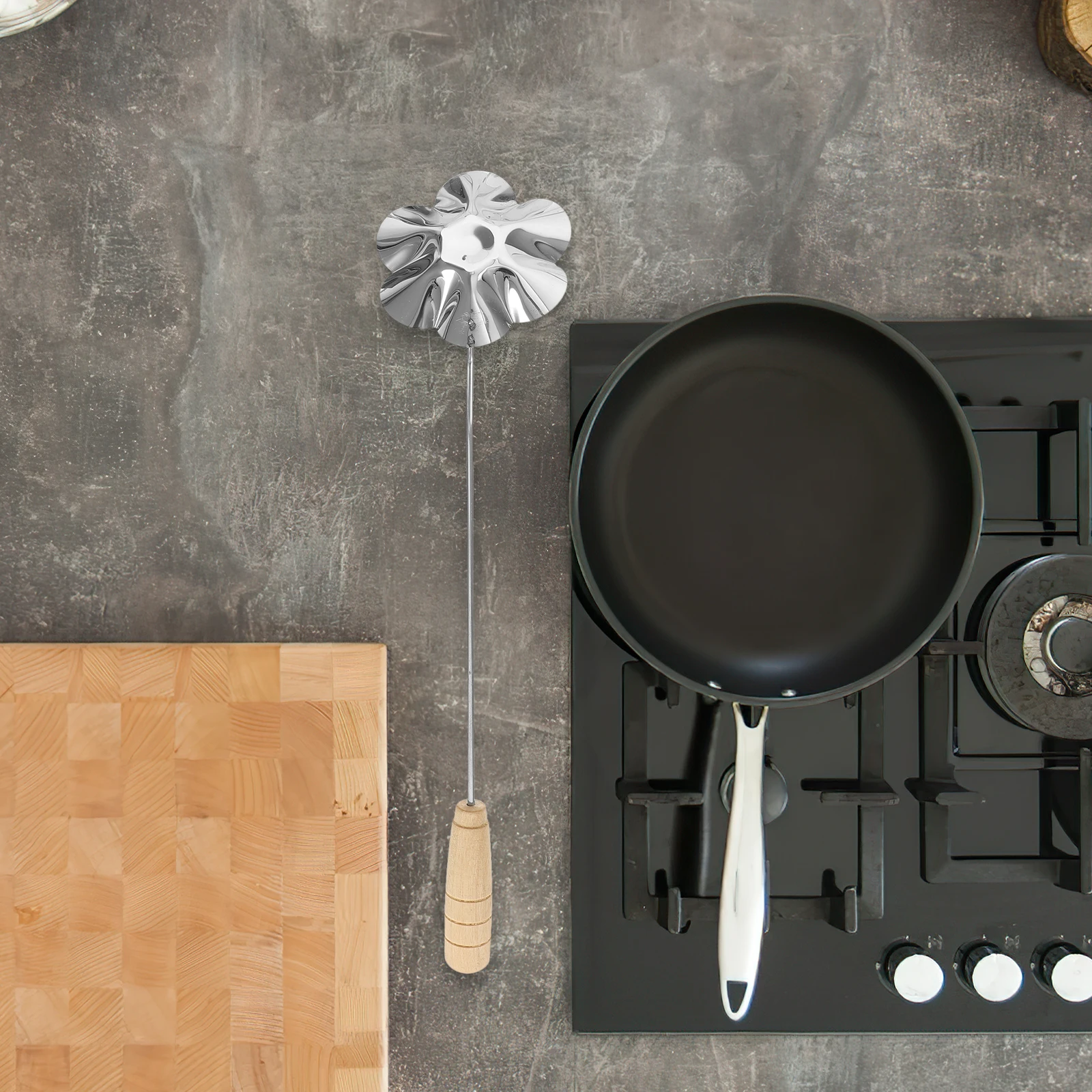 Stainless Steel Bunuelos Mold Wood Handle Frying Snack Maker Non-Stick Kitchen Tool Long Handle Spoon Bunuelos Maker for Kitchen
Stainless Steel Bunuelos Mold Wood Handle Frying Snack Maker Non-Stick Kitchen Tool Long Handle Spoon Bunuelos Maker for Kitchen