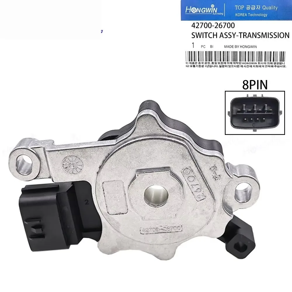 Interruptor inhibidor seguridad Neutral 42700-26700 para Hyundai/ kia Accent Elantra GT Sonata Hybrid Tucson
Interruptor inhibidor seguridad Neutral 42700-26700 para Hyundai/ kia Accent Elantra GT Sonata Hybrid Tucson