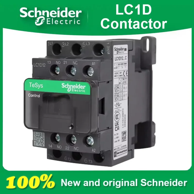 100% New and Original Schneider Contactors LC1D17000M7C AC220V LC1D17000Q7C AC380V LC1D17000F7C AC110V
100% New and Original Schneider Contactors LC1D17000M7C AC220V LC1D17000Q7C AC380V LC1D17000F7C AC110V