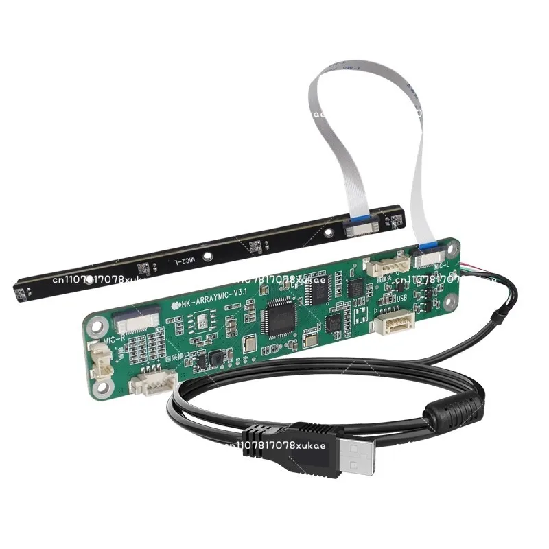 4 Arrays of 8 Linear Omnidirectional Microphone Module USB Far-field Source Localization Conference Teaching Noise Reduction
4 Arrays of 8 Linear Omnidirectional Microphone Module USB Far-field Source Localization Conference Teaching Noise Reduction