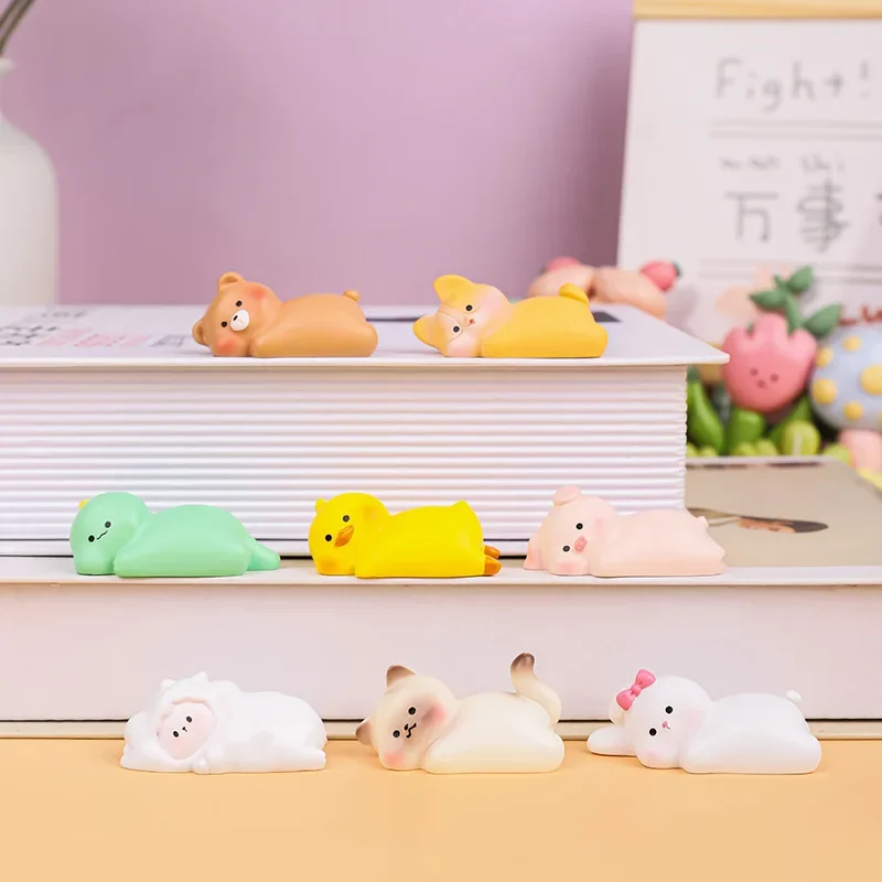 Cute Animals Lying Figurines Car Decoration Pig Cat Dog Bear Tabletop Decor Micro Miniatures Home Room TV PC Decorations Gifts
Cute Animals Lying Figurines Car Decoration Pig Cat Dog Bear Tabletop Decor Micro Miniatures Home Room TV PC Decorations Gifts