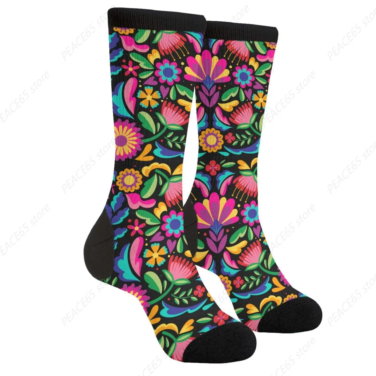 Mexican Flowers Funny Novelty Socks Casual Athletic Crazy Cute Crew Socks For Women Men
Mexican Flowers Funny Novelty Socks Casual Athletic Crazy Cute Crew Socks For Women Men