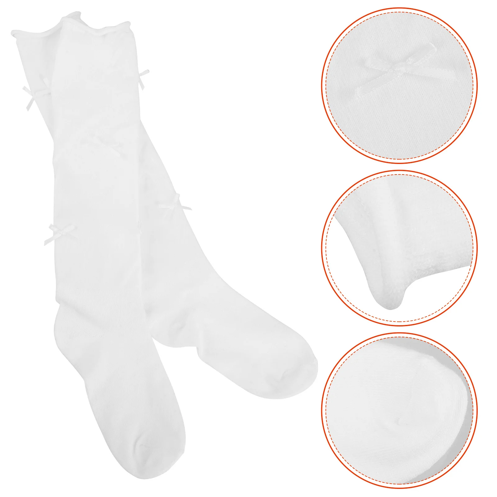 1Pair Over Knee Lolita Socks Soft Breathable Cute Bow Design Anti Slip Fashionable Comfortable for Skirts Shorts Summer
1Pair Over Knee Lolita Socks Soft Breathable Cute Bow Design Anti Slip Fashionable Comfortable for Skirts Shorts Summer