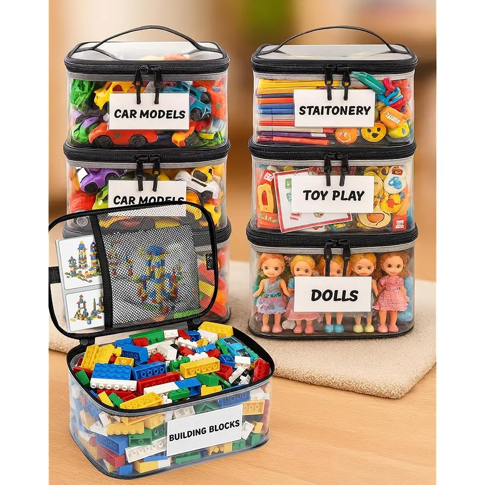 Free ShippingFree Shipping6 Pack Extra Large Clear Toy Storage Bags with Tag & Pocket – Versatile Waterproof Organizer Bags for
Free ShippingFree Shipping6 Pack Extra Large Clear Toy Storage Bags with Tag & Pocket – Versatile Waterproof Organizer Bags for