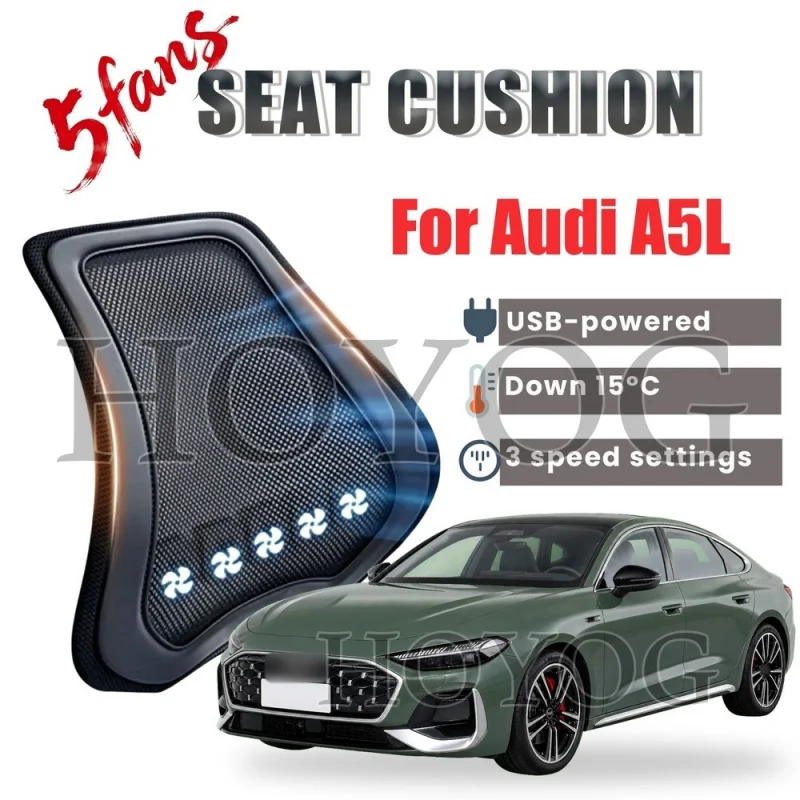 For Audi A5L Car Seat Cooling Lumbar Support Cushion Back Support Pillow USB Fan 3 Speed Ventilated Mesh Ergonomic Waist Rest
For Audi A5L Car Seat Cooling Lumbar Support Cushion Back Support Pillow USB Fan 3 Speed Ventilated Mesh Ergonomic Waist Rest