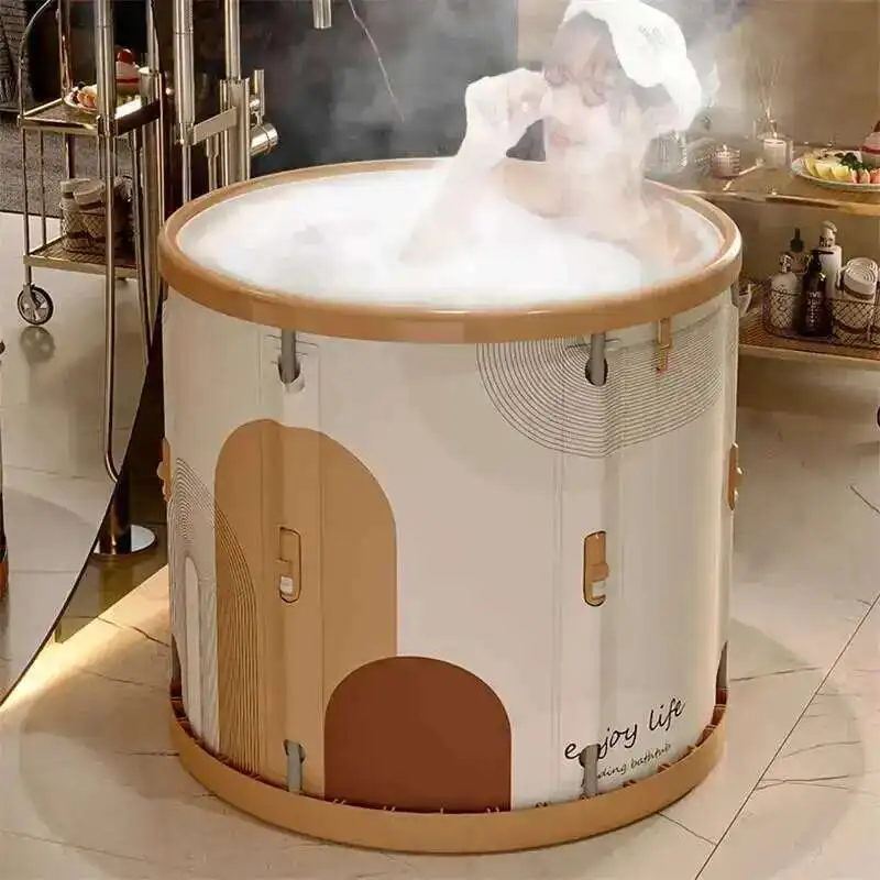 Modern Minimalist Round Folding Bathtub Household Bath Barrel Hotel Villa Bathroom Bidet Outdoor Camping Portable Shower Bucket
Modern Minimalist Round Folding Bathtub Household Bath Barrel Hotel Villa Bathroom Bidet Outdoor Camping Portable Shower Bucket