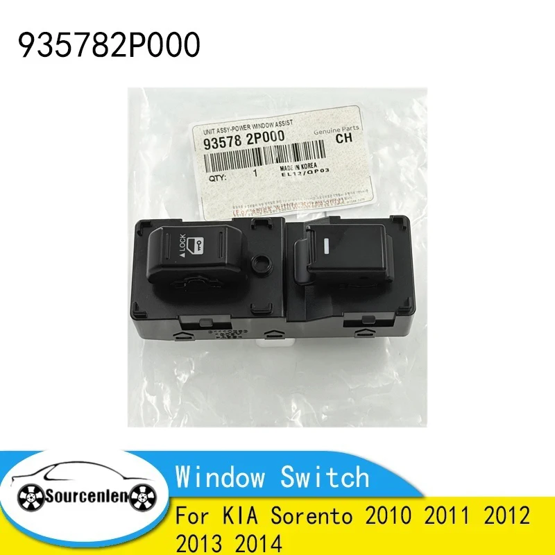 Оригинальный переключатель переднего правого окна 93578-2P000 для KIA Sorento 2010 2011 2012 2013 2014, кнопка переключения управления стеклоподъемником двери
Оригинальный переключатель переднего правого окна 93578-2P000 для KIA Sorento 2010 2011 2012 2013 2014, кнопка переключения управления стеклоподъемником двери