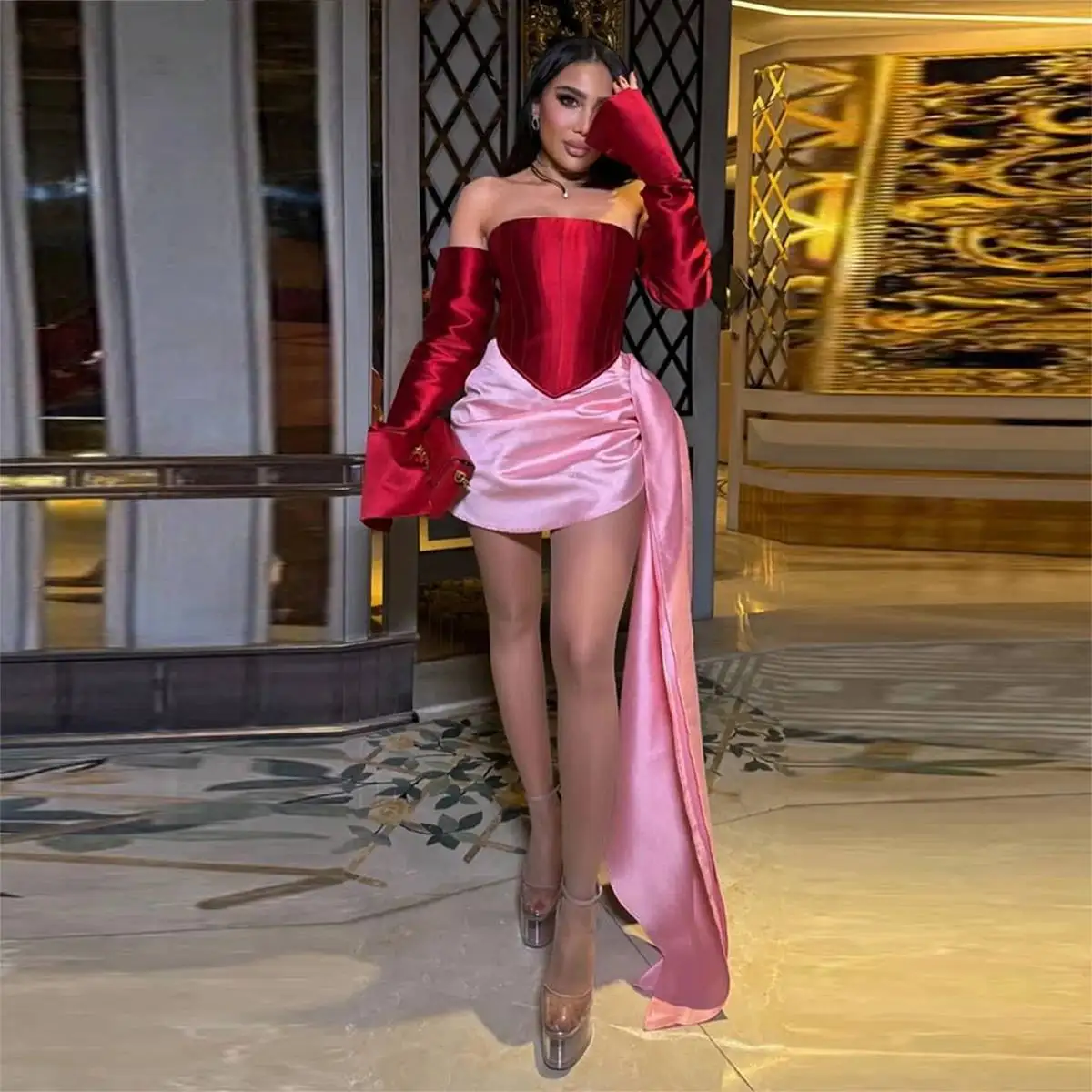 Fashionable Mini Party Dresses Red Pink Modest Short Cocktail Dress Club Night Special Event Vestido De Graduacion elegantes
Fashionable Mini Party Dresses Red Pink Modest Short Cocktail Dress Club Night Special Event Vestido De Graduacion elegantes