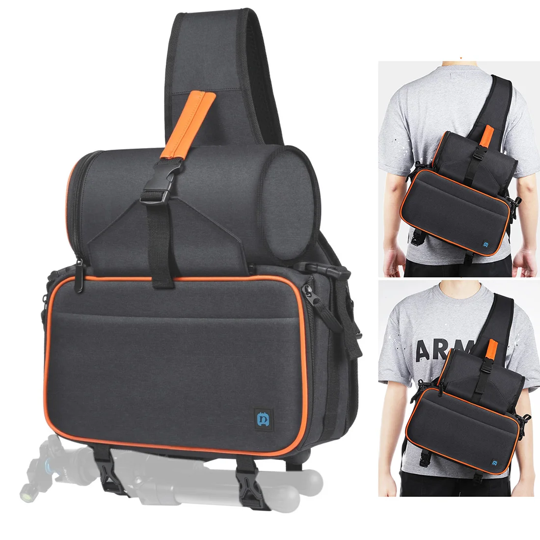 New Portable Nylon Fabric Triangle Bag Crossbody Backpack Bag for Canon Nikon Sony SLR Cameras Lens Photography Accessories
New Portable Nylon Fabric Triangle Bag Crossbody Backpack Bag for Canon Nikon Sony SLR Cameras Lens Photography Accessories