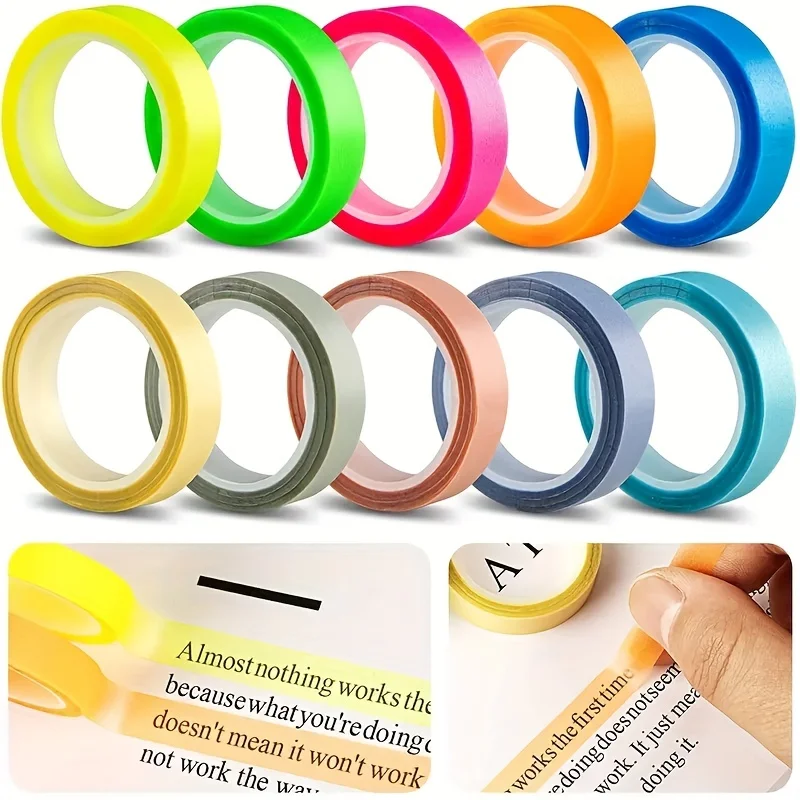 5Pcs Colorful Marking Color Code Stickers, Removable Fluorescent Color Labels, Semi-Transparent, Suitable for Reading, Studying, Home, Office, School, and Can Be Safely Removed
5Pcs Colorful Marking Color Code Stickers, Removable Fluorescent Color Labels, Semi-Transparent, Suitable for Reading, Studying, Home, Office, School, and Can Be Safely Removed