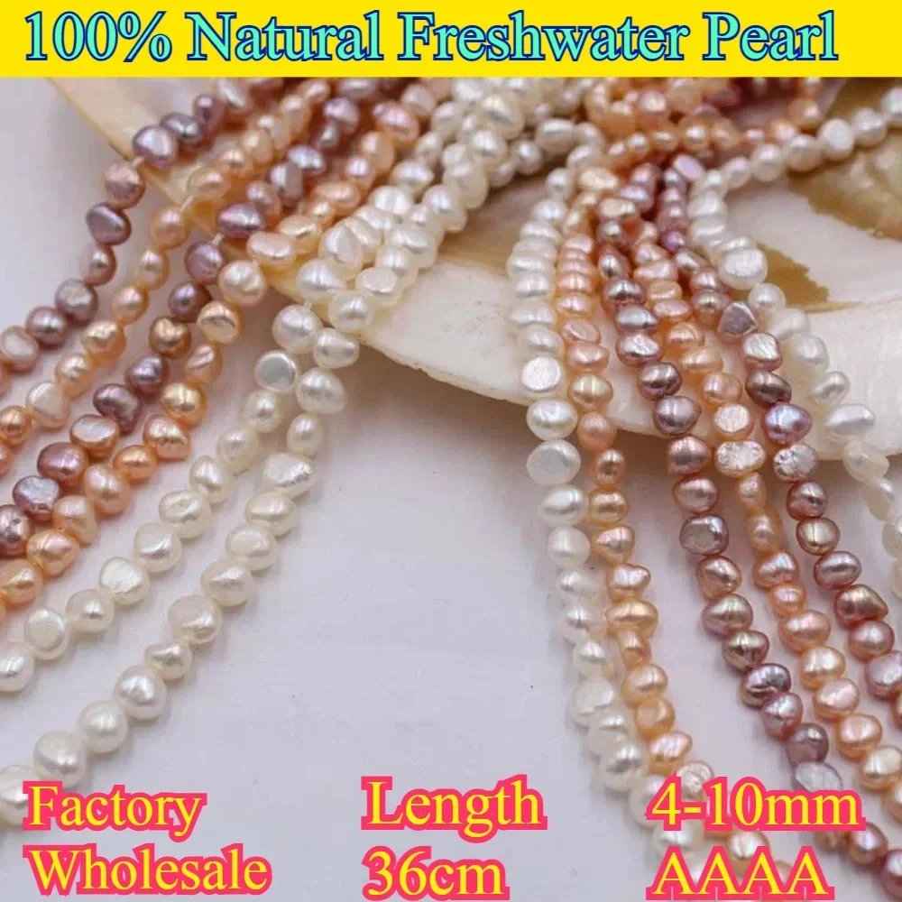 4-10mm AAAA Natural Freshwater Pearl Irregular Fine Loose Bead Wedding Jewelry Making Supplies DIY Necklace Accessories 
4-10mm AAAA Natural Freshwater Pearl Irregular Fine Loose Bead Wedding Jewelry Making Supplies DIY Necklace Accessories