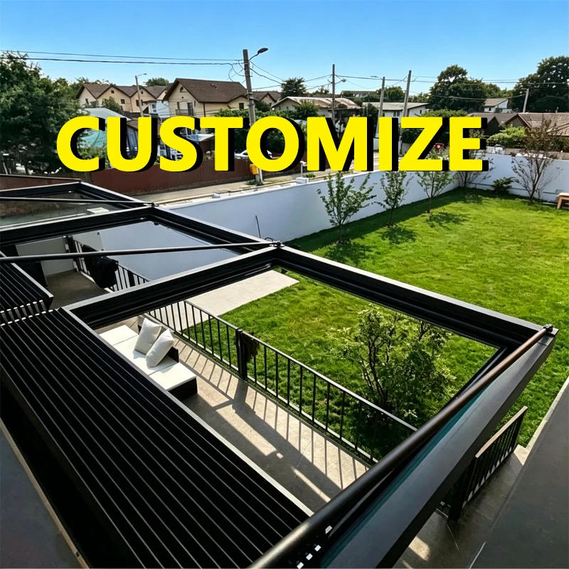 Any Size Custom Aluminum Alloy Pergola Adjustable Louvered Roof LED Light Weather Resistant Waterproof Patio Backyard Durable UV
Any Size Custom Aluminum Alloy Pergola Adjustable Louvered Roof LED Light Weather Resistant Waterproof Patio Backyard Durable UV