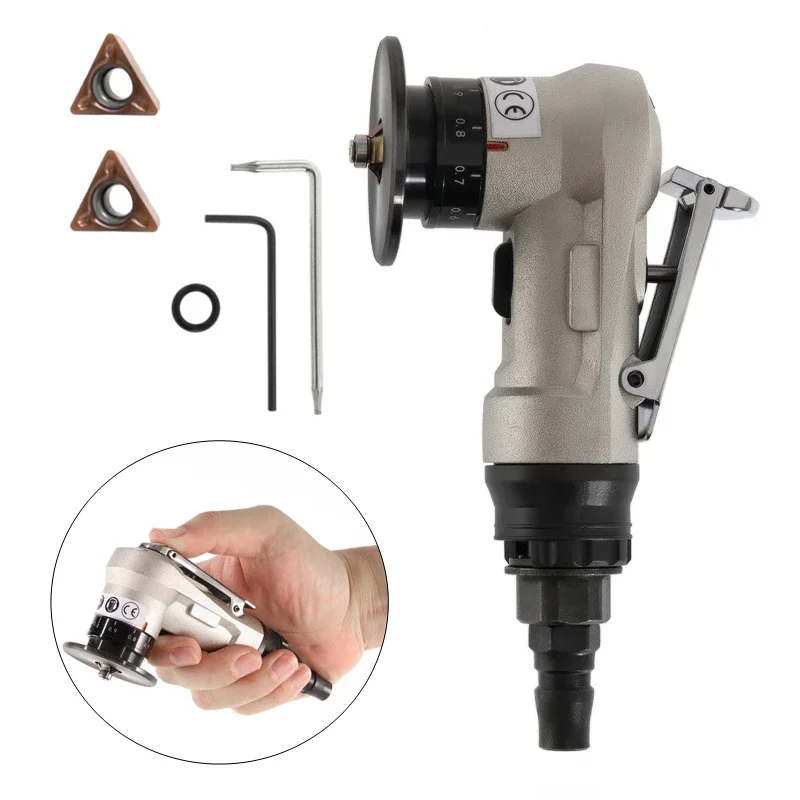 1/4 Inch Mini Pneumatic Chamfering Machine Portable Handheld 45 Degree Arc Air Beveling Machine for Trimming and Deburring
1/4 Inch Mini Pneumatic Chamfering Machine Portable Handheld 45 Degree Arc Air Beveling Machine for Trimming and Deburring